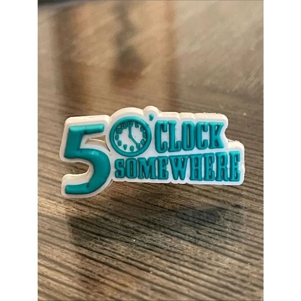 Crocs Jibbitz “5 Oclock Somewhere” Charm 2021 Margaritaville 1-Charm Only - Picture 12 of 16
